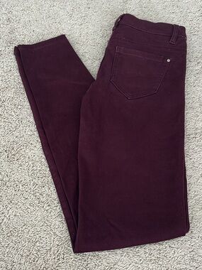 RW&CO. Women's Burgundy Skinny Jeans